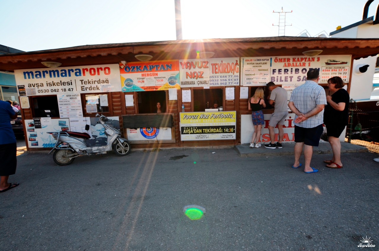 avşa adası tekirdağ feribot iskelesi